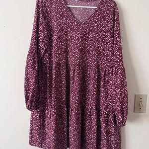 Floral V-Neck Dress
